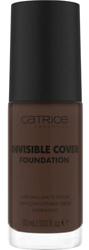 Catrice Invisible Cover Foundation, Nr. 092C, Nude, feuchtigkeitsspendend, langanhaltend, natürlich, für trockene Haut, vegan, ölfrei, ohne Parabene, ohne Mikroplastikpartikel, 1er Pack (30ml)