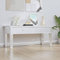 Buzaza Spiegel-Couchtisch 106x45x45 cm Holzwerkstoff und Glas Wohnzimmertisch Modern Sofatisch