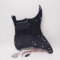 Vorverdrahteter Strat Pickguard für Gitarre mit HH Humbucker Aktiv-Tonabnehmer, 3-Wege-Schalter, Lautstärkeregler und Tonregler für Fender USA / Mexiko Stratocaster Ersatzteile (schwarz)