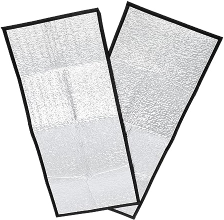 Milisten Reptile Reflective Film Heating Pad Insulation Mat for Snake Lizard Turtle Terrarium Heat Mat Bottom Liner Warm Reflective Pad for Pet Nest 26.77 X 11.81 in 2 Pack