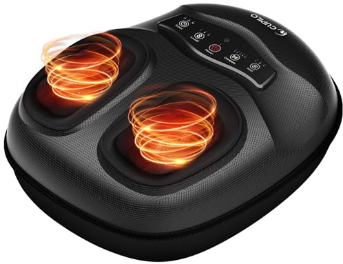 Foot Massager with Heat - Kneading Feet Massager for Plantar Fasciitis,Neuropathy,Shiatsu Foot Massager with Compression,Gifts for Women Men
