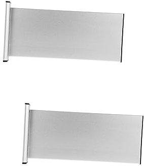 COOPHYA 2pcs Cubicle Name Plate Aluminum Alloy Door Name Tag Office Decor Sign