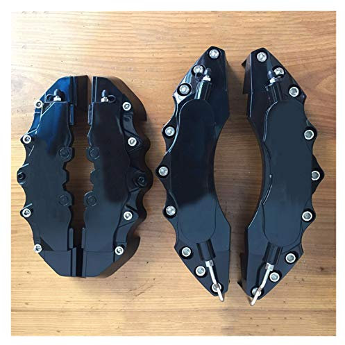 Black ABS Plastic Disc Brake Caliper Cover Car Styling for BMW Audi Mercedes Benz Front and Rear (2 Size M)