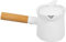 GLEAVI pot à lait en céramique pot chauffe-beurre avec couvercle cuisson casserole à lait en émail pour poêle plus chaud portable chaudron de lait casserole en céramique Bois blanche
