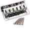 ERINGOGO 1 set Ponte per Chitarra e Ukulele Corde Metallo Cromato Sostituzione Strain Plate Bridge per Strumenti Musicali Facile Installazione e Design Vintage