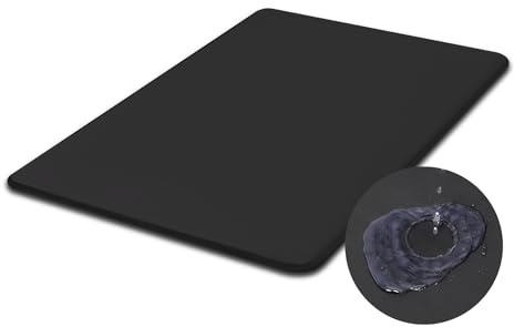 Wassericht Hundematte Outdoor-105x70cm,Kunstleder Hundebett Grosse Hunde
