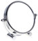 HIMRY Miroir cosmétique sur Pied, Grossissement x10, Compact Miroir de Table, 6 inch, orientable sur 360°, 100% et 1000%, Chrome, Miroir de Ø 15,3 cm, KXD3142-10x