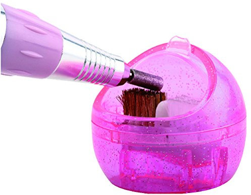 Crisnails® Limpieza de Fresa Torno Manicura Pedicura Limpiador con Brochas Cepillo