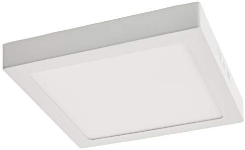 Jandei - Downlight led 18W 4200K Cuadrado Superficie, Blanco Neutro. Perfecto para Casa, Salon, Cocina, Oficina. Dimesiones 225 x 225 x 38 mm. Ahorro energético.