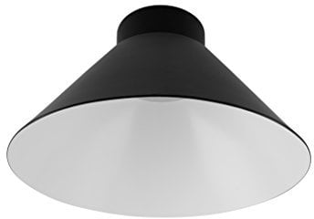 Osram Vintage Edition 1906 Lampenschirm Cone, schwarz und weiß, Zur Erweiterung Ihrer Osram Pendulum Leuchte, P20, Aluminiumgehäuse