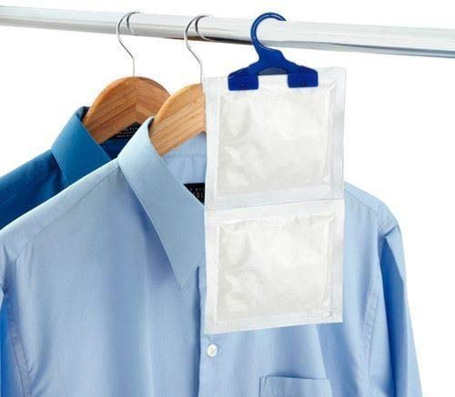 Vinsani® 6 x 210g Hanging Wardrobe Dehumidifier Bag Household Eliminate Odours
