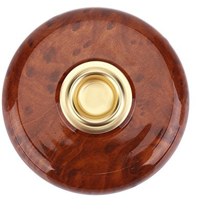 Cello Mat Tragbare rutschfeste Cello Endpin Rest Halter mit Metall Auge Instrument Zubehör (braun)