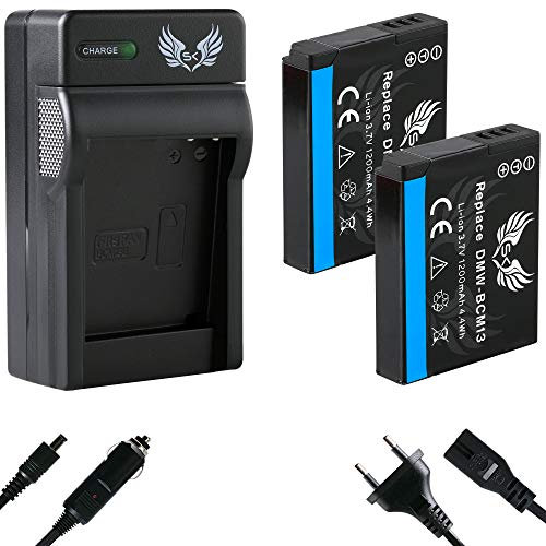 2X SK Akku Ersatz für Sony NP-BX1 1100mAh + Charger Sony ZV-1 II ZV-1 / Cyber-Shot DSC RX1R II RX100 I II III IV V VI VII - CX647 H400 - WX500