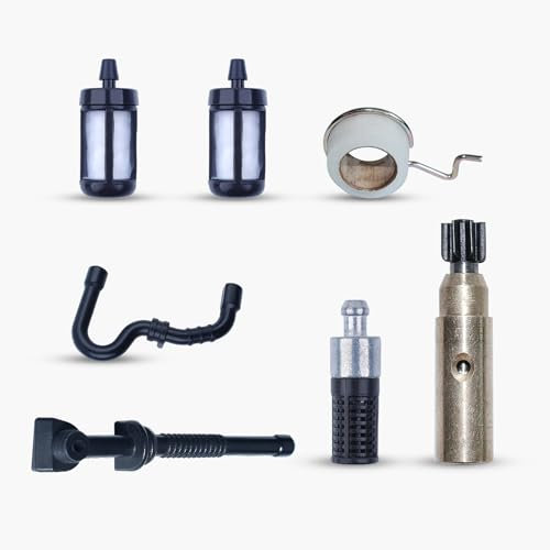 Pompa dell'olio Ingranaggio a vite senza fine Filtro della linea dell'olio Filtri della linea del carburante per Stihl 017 018 MS180 MS170 MS 170 180 motosega Pezzi di ricambio di ricambio