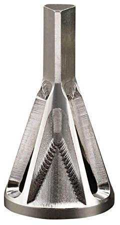 UCTOP STORE Deburring External Chamfer Tool Heavy Duty Stainless Steel Deburring Tool Universal Drill Bit Removes Burrs for Metal Plastic Copper Aluminum (Sliver)