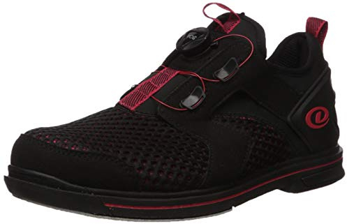 Dexter Men's Pro BOA Right Handed Bowling Shoes Black/Red - Size 12 Wide Width