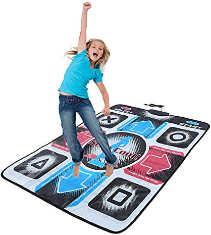 Kafuty rutschfeste Dance Pad, Haltbare Tanzmatte Geeignet für die Meisten PCS, Unterstützt USB Verbindung, für Kinder Gymnastik und Fitness