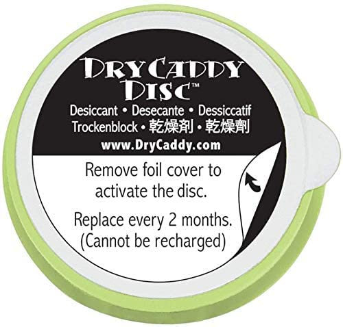 Dry & Store DryCaddy Disc - 6 Pack Desiccant Refill Disc for DryCaddy from the makers of Hearing Devices Dehumidifier