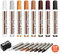 MCIGICM 17PCS Furniture Repair Kit - Wood Repair Markers, Touch Up Pen, Scratch Remover for Stains, Scratches, Wood Floors, Tables & More