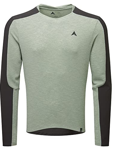 Altura Mens Ridge Performance Long Sleeve MTB Cycling Jersey - Stone - Medium