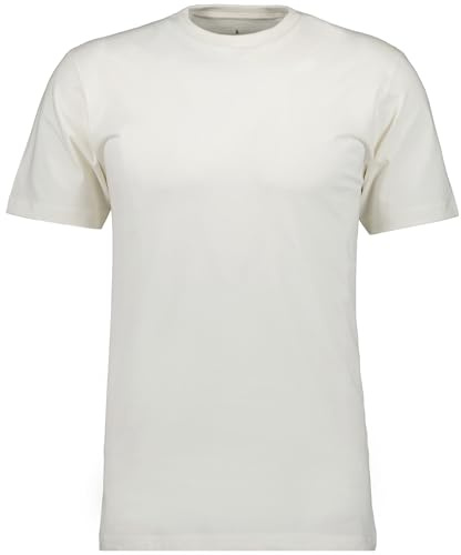 RAGMAN Herren T-Shirt Rundhals Singlepack Ecru-008, XL