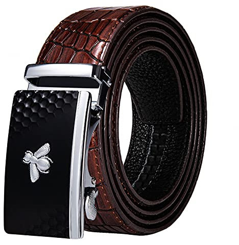 BAJIE Herren Gürtel Gürtel Designer Legierung Automatik Schnalle Gürtel Männer Geschenkset