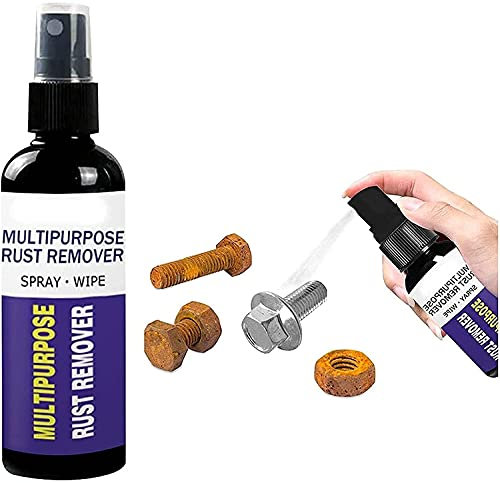 Mehrzweck-Rostentferner-Spray, Rosthemmer-Entferner für Autowartung, Reinigung, Metallreparatur, Auto-Detailing und Küchenreinigungswerkzeug (30 ml-2 Stück)