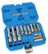 US PRO Tools 5638 Steckschlüssel-Set, dünnwandig, für PSG Glühkerzen, 18-teilig