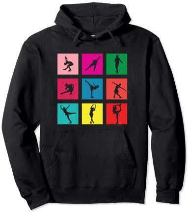 Eislaufen Schlittschuhlaufen Eiskunstlaufen Eiskunstläuferin Pullover Hoodie