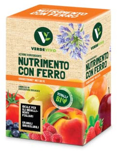 Sequestrene VerdeVivo in granuli idrosolubili. Combatte gli ingiallimenti fogliari dovuti a clorosi ferrica. Ideale per piante acidofile e altre ornamentali. Contiene 5 buste da 20 gr. l'una