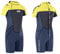 Osprey Origin 3mm Wetsuit, Kids Shortie Summer Wetsuit, Boys and Girls Short Sleeve Wetsuit Neoprene, M, Yellow