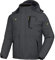 geeksport Winterjacke Herren Warm Parka Winter Wasserabweisend Gefüttert Berg-Skijacke Abnehmbarer Kapuze Snowboardjacke Winddicht Outdoorjacke Dunkel Grau XL