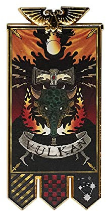 Starforged Space Marines Chapter Banner Collection Kühlschrankmagnet Warhammer 40K Salamanders