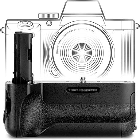CELLONIC VG-C2EM Battery Grip Compatible with Sony Alpha A7 II, 7R II - Camera Vertical Grip for NP-FW50 Batteries - Multifunction Portrait Handle Backup Battery Holder
