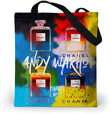 Loxato Tote Bag mit Reißverschluss - Schultertasche Damen mit Reißverschluss - Wasserdichtes Oxford-Gewebe - Stofftasche Bedruckt - Umhängetasche Groß B37 H42 cm - Beuteltasche Damen