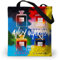 Loxato Tote Bag mit Reißverschluss - Schultertasche Damen mit Reißverschluss - Wasserdichtes Oxford-Gewebe - Stofftasche Bedruckt - Umhängetasche Groß B37 H42 cm - Beuteltasche Damen