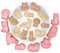Moldes Galletas Gato, 8 Piezas Cortador Galletas Plástico, Cortador Galletas Niños, 3D Cortador Galletas Dibujos Animados, Fondant Cortadores Galletas, Cookie Cutter, Formas Galletas Para Pastelería