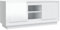 vidaXL Mobile Porta TV Bianco Lucido 102x35x45 cm in Legno Multistrato