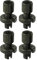 QUARKZMAN 4 pcs M8 Frein Embrayage Câble Ligne Réglage Vis Armée Verte