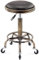 Drehhocker, höhenverstellbar, Retro-Stil, Barbershocker, Arbeitshocker, Retro-Drehstuhl, Barhocker, Ottomane, verschiebbares Fünf-Klauenrad für Küche, Salon, Bar, Büro, Massageeffizienz