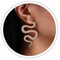 Atentuyi Boho Punk Groe Schlange Gold Gothic Ohrringe mit Baumeln, Lang und als Stecker - berschmuck fr Frauen & Mdchen