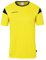 uhlsport Unisex Squad 27 Kurzarm Trikot, Limonengelb/Schwarz, XXL EU