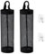PLKSEI 2 piezas soportes para bolsas de plástico para colgar bolsas de basura con 2 Ganchos estante de malla transpirable bolsas de almacenamiento plegables de malla con ganchos adecuado para cocina