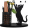 Porte-stylo | Porte-crayons en forme de chat noir, décoration d'intérieur, pinceaux de maquillage, organisateur de bureau en métal pour décoration de la maison, centres de table de
