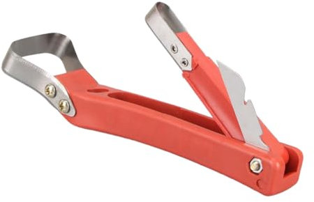 Folpus Rindenschaber, multifunktionales Handwerkzeug zum Entrinden, Werkzeug zum Entfernen der Baumrinde zum Ringeln von Bäumen, quadratischer Kopf