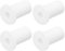 sourcing map 4Pcs Wall Grommets for Cables 3/4 Inch Silicone Cable Wall Bushing Feed Through Cable Routing Kit Accessories Wall Cable Pass Through for Ethernet with 7mm Hole, White