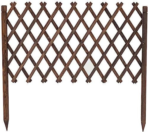 Zaun, Gartenzaun aus Holz, Teleskop-Gitterpaneele für Kletterpflanzen im Freien/Tierbarriere/Sichtschutzzaun (Farbe: Weiß, Größe: 110 x 180 cm) (Weiß 110 x 180 cm)