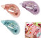 Kleberoller Doppelseitiges Klebeband,3 Stück Klebebänder Klebeband Roller Scrapbook Tape,Roller Kleben mit reißfestem PET Band,Klebebandroller für Scrapbook,Fotos,Basteln,Sammelalbum,Schule und Büro