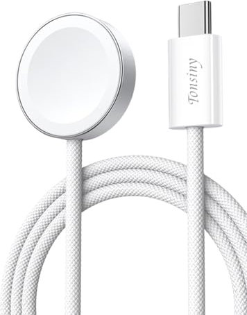 For apple watch charger,for apple I watch Series 10 9 8 7 6 5 4 SE Ultra 2 1 Magnetic Wireless Charger Braided cable USB C for iphone watch charger dock Portable watch series 3 charger Cord type c