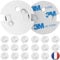 HOMYBABY® Cache Prise Bébé FRANÇAIS- Type E Plug [PACK x20] - Cache Prise Electrique Bebe - Sécurité Domestique - Puériculture pour Protection Prise Courant Électrique